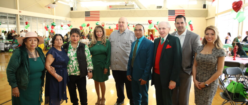 The Seniors of Cicero celebrated a late Valentine’s Day and an early St. Patrick’s Day at the annual Hearts and Shamrocks event on March 13, 2024 at the Cicero Community Center.