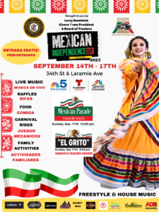 2023 Mexican Independence Celebration and Parade Sept. 14 - 17, 2023