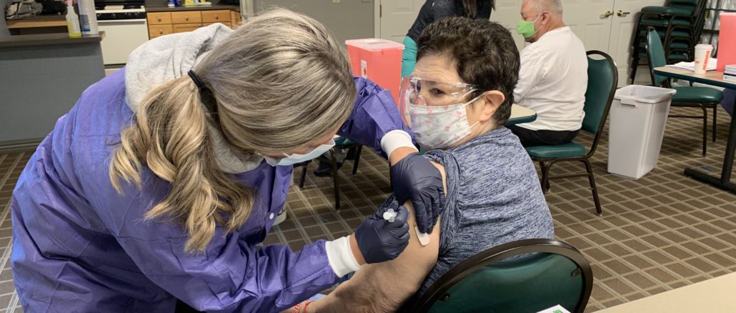 The Cicero Health Department recently administered Coronavirus vaccinations to seniors at Drexel Homes. Photo courtesy of the Town of Cicero