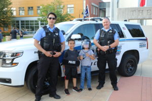 Cicero Police at National Night Out August 4, 2021