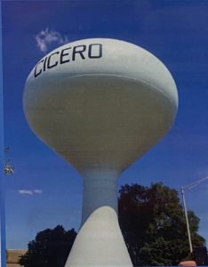 Cleaned Water Tower Town of Cicero