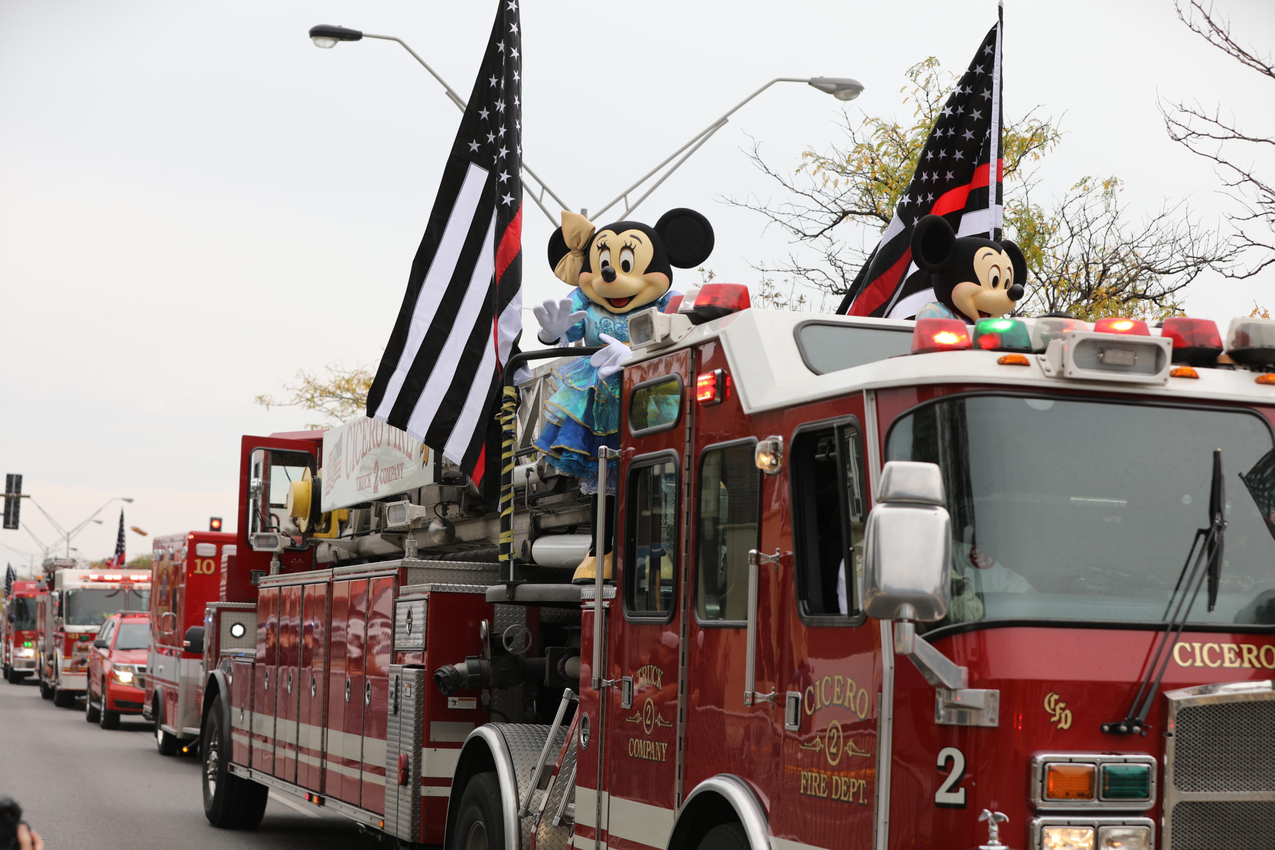 Fire officials were among those honored at the 53rd Annual Houby Parade on Sunday Oct. 10, 2021