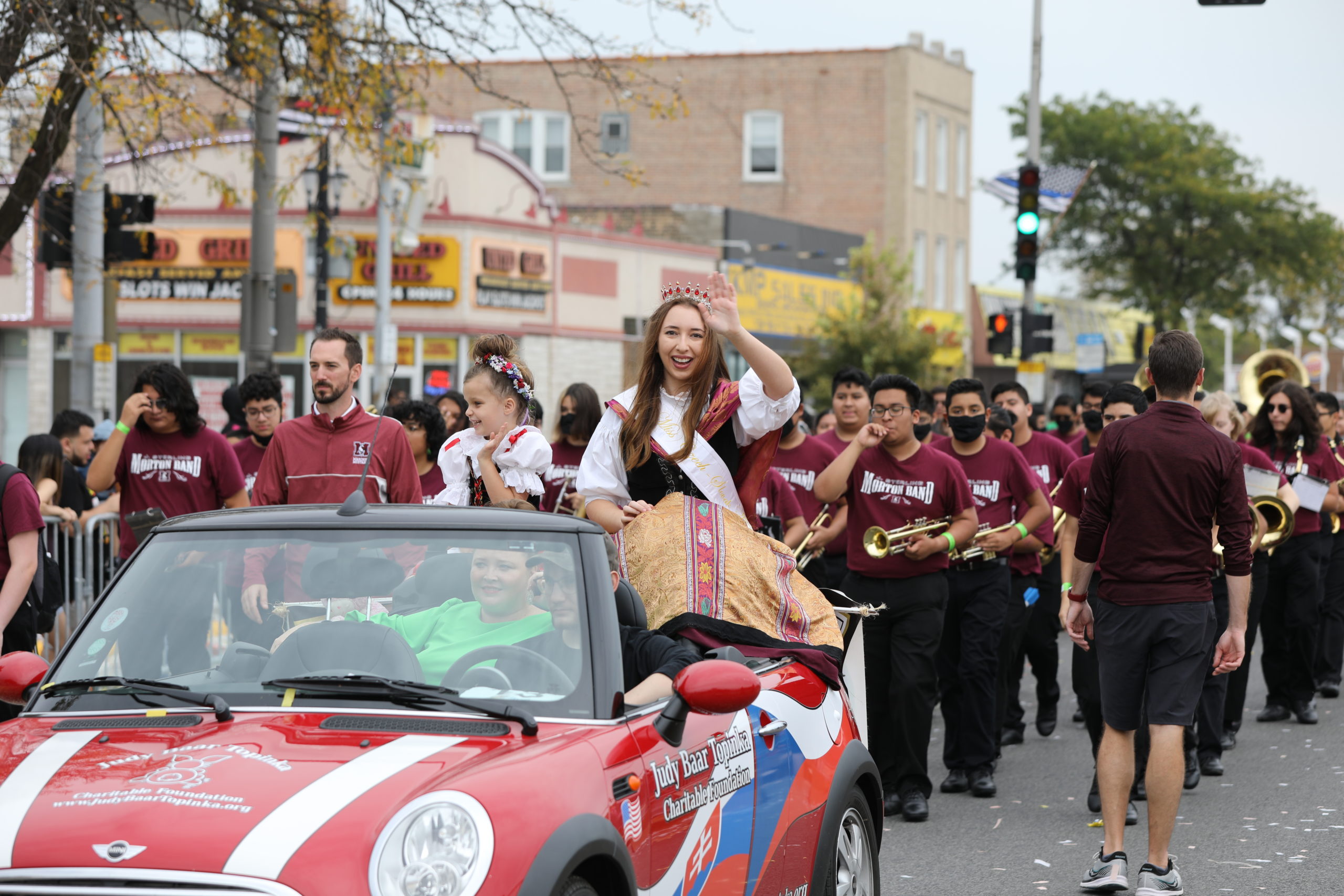 Students from many of the regional schools including Morton High School, and others participated in the 53rd Annual Houby Parade Sunday Oct. 10, 2021