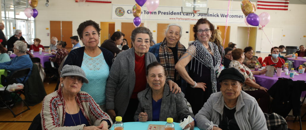 Guests enjoy the Senior Breakfast and Bingo hosted by the Cicero Senior Center April 27, 2022