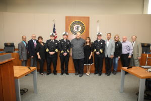 Town of CIcero officials and police and fire May 10, 2022