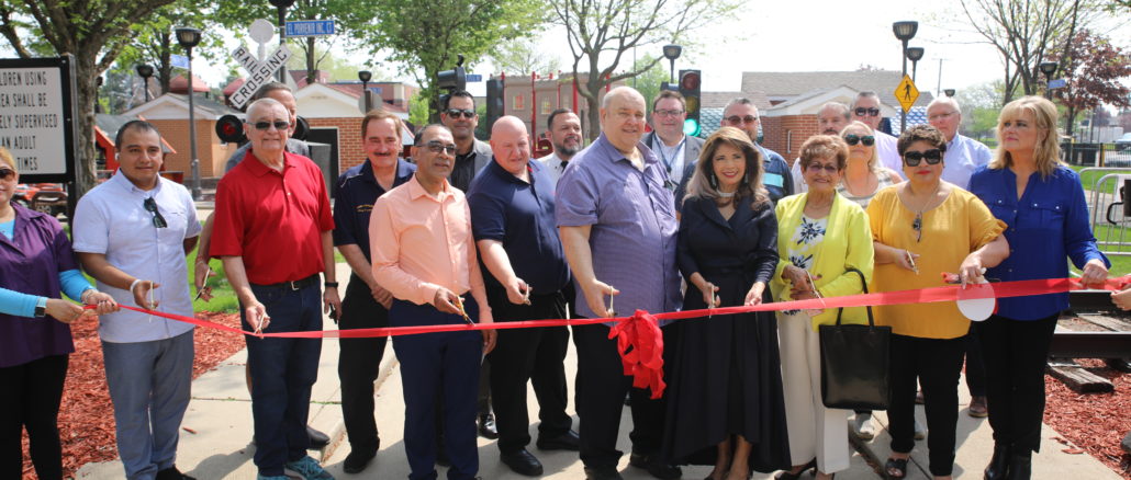 Cicero officials cut the ribbon on Safety Town Park May 11, 2022