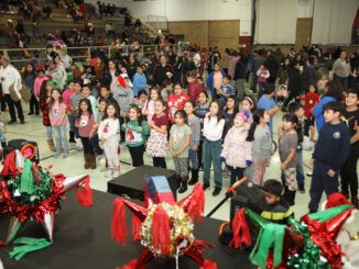 Hundreds of families and children attended the Town of Cicero and the Mexican Cultlra Committee's annual Posada celebration at Cicero Stadium on Friday Dec. 16, 2022