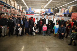 Cicero Police with the support of the Town of Cicero and Walmart hosted its annual Shop with a Cop for needy children on Saturday Dec. 17, 2022