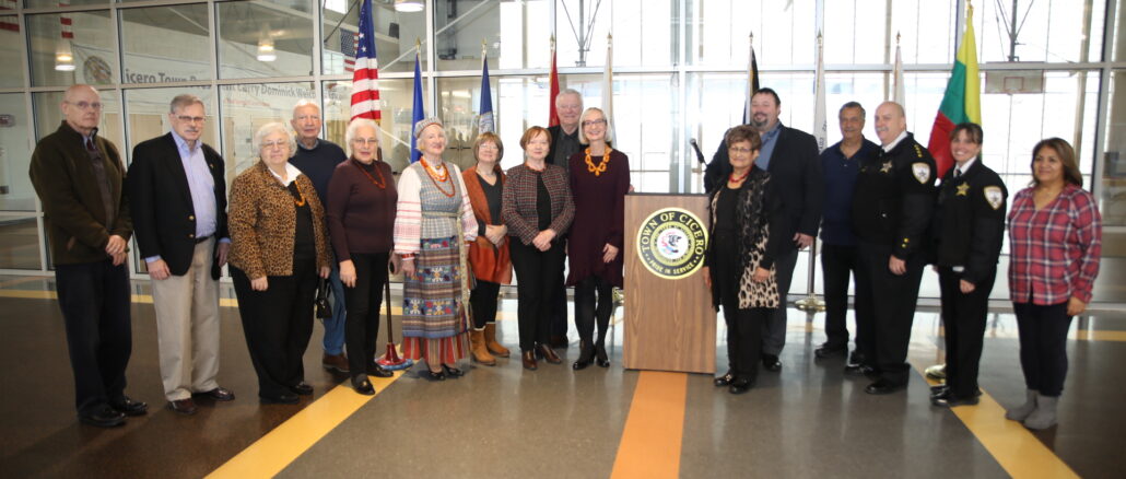 The Town of CIcero celebrated Lithuanian Independence Day and Presidents Day at a commemoration held on Feb. 15, 2023