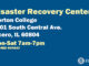 Flood disaster recovery center