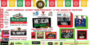 2023 Mexican Independence Celebration and Parade Sept. 14 - 17, 2023