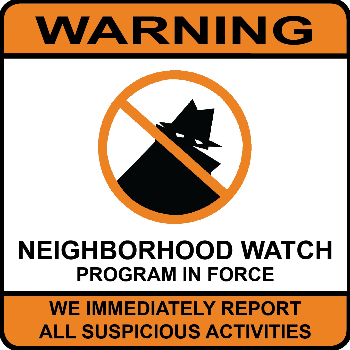 Neighborhood Watch Meeting: Every Third Tuesday of the month