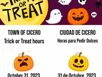 Cicero Trick or Treat Halloween graphic