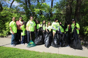 Volunteers gather to participate int he Annual Town of Cicero Cleanup Week Drive, May 11, 2024